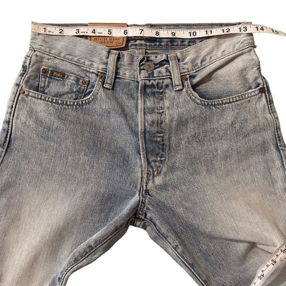 Ralph Lauren Polo The Callen High Rise Slim Jeans Size 26 NWT - Picture 6 of 16